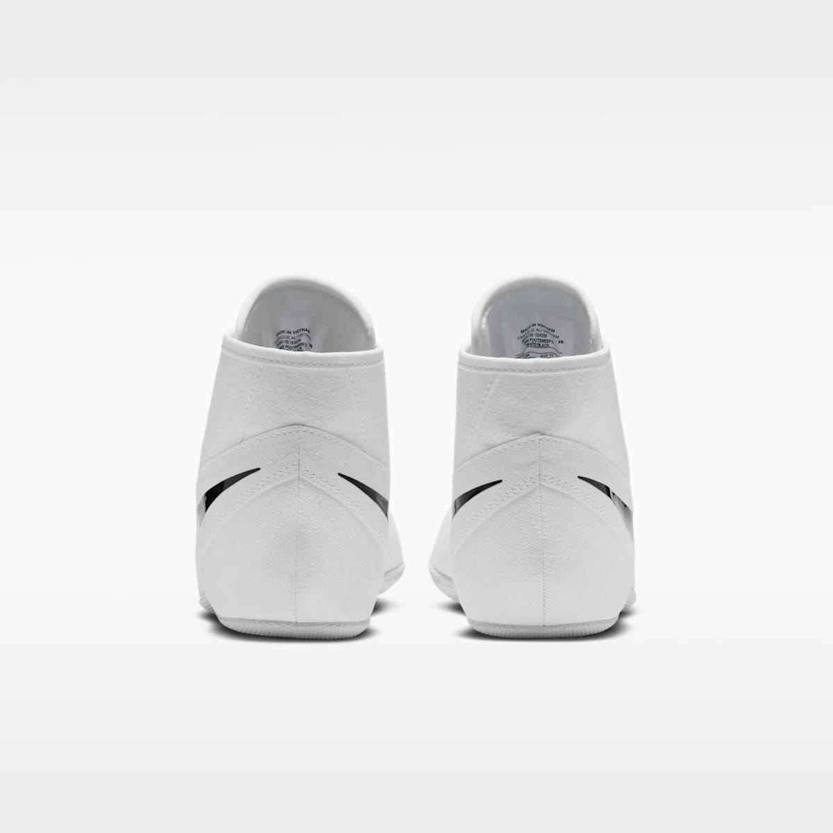 Nike Footsweep 2 Men's Wrestling Shoes - White/Black - Image 6