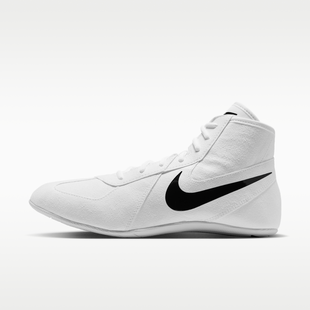 Women's Nike Footsweep 2 Men's Wrestling Shoes - White/Black