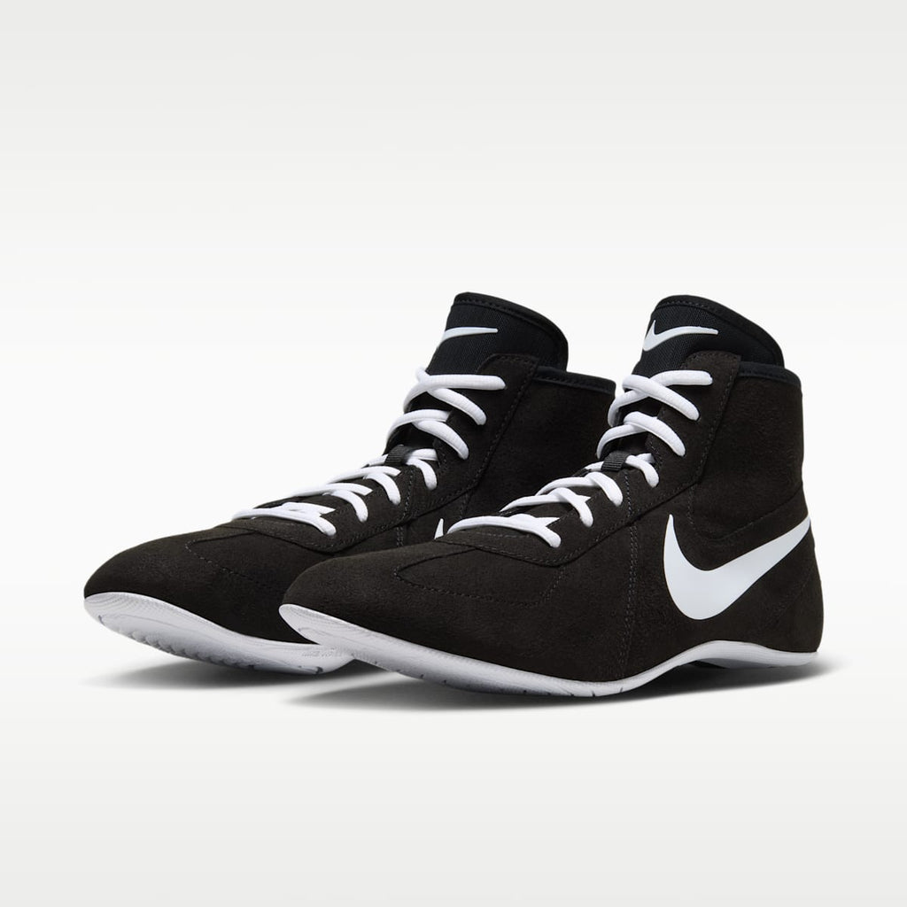 Nike Footsweep 2 Men's Wrestling Shoes - Black/White - Image 5