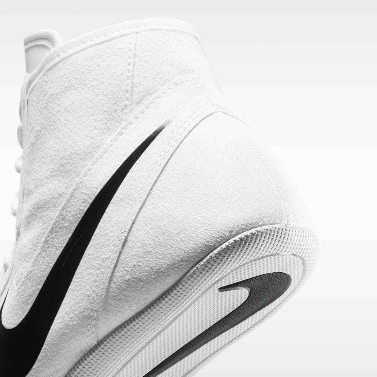 Nike Footsweep 2 Men's Wrestling Shoes - White/Black - Image 8