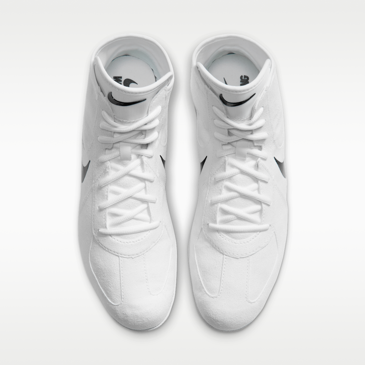 Women's Nike Footsweep 2 Men's Wrestling Shoes - White/Black