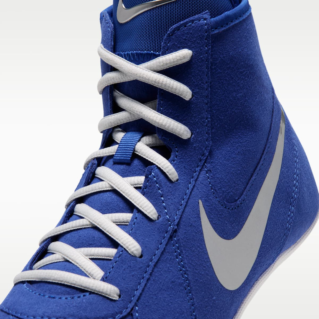 Nike Footsweep 2 Men's Wrestling Shoes - Hyper Royal/Metallic Silver - Image 7