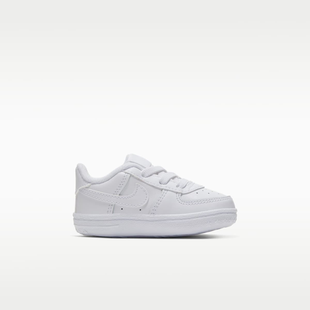 Nike Force 1 Crib Baby Bootie - White/White/White