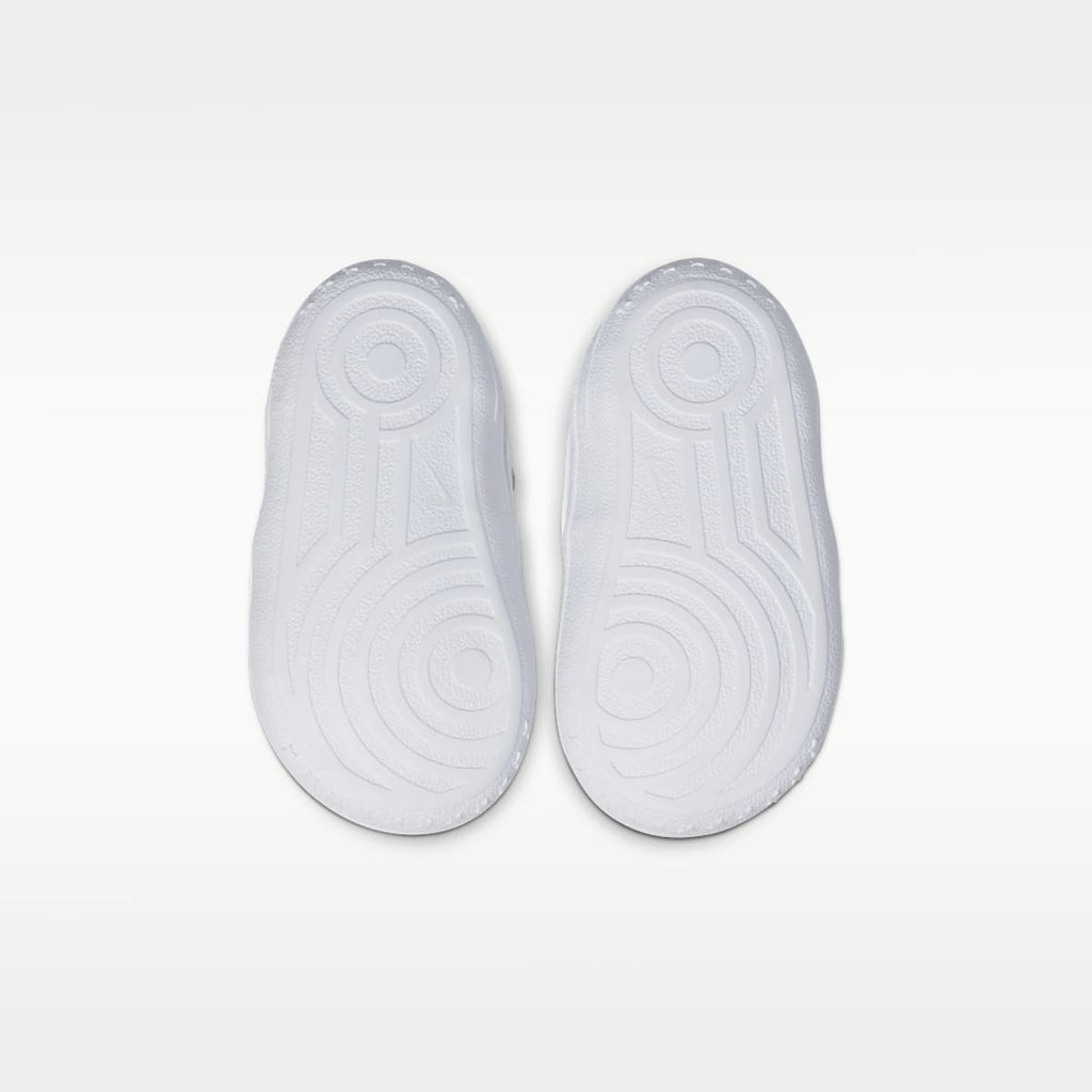 Nike Force 1 Crib Baby Bootie - White/White/White