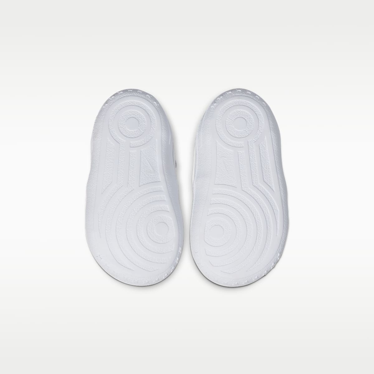 Nike Force 1 Crib Baby Bootie - White/White/White