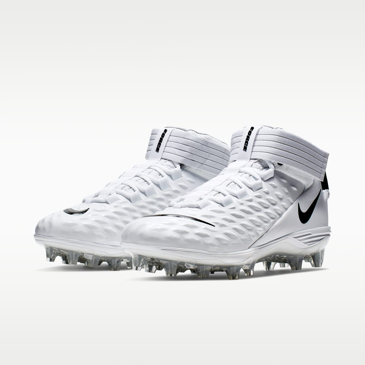 Nike Force Savage Pro 2 Men's Football Cleat - White/Wolf Grey/Black - Image 5