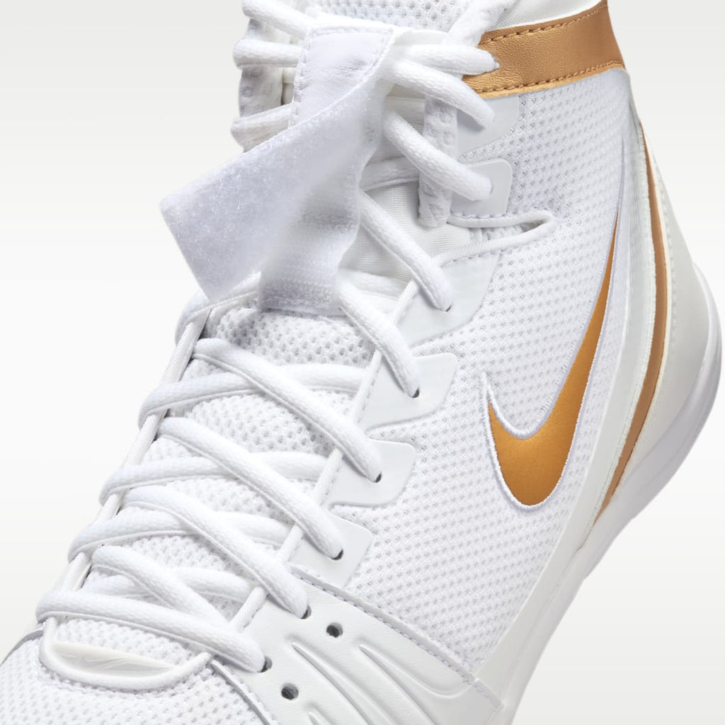 Nike Freek Men's Wrestling Shoes - White/Wolf Grey/Metallic Gold - Image 7