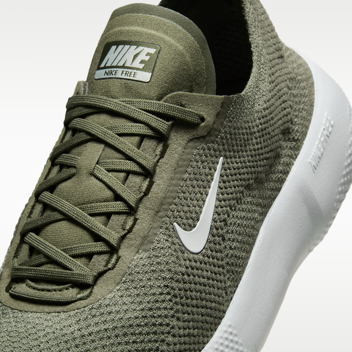 Nike Free 2025 Men's Workout Shoes - Medium Olive/Cargo Khaki/Light Silver - Image 7