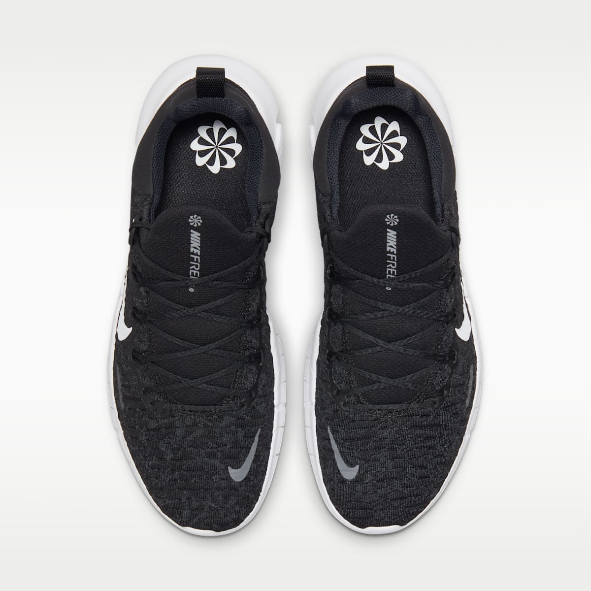 Nike Free Run 5.0 Men's Road Running Shoes - Black/Dark Smoke Grey/White - Image 4