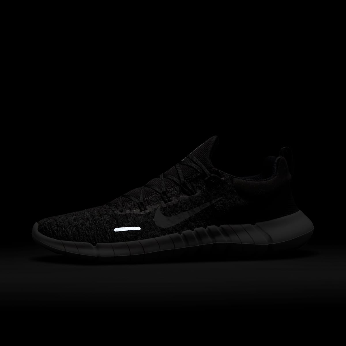 Nike Free Run 5.0 Men's Road Running Shoes - Black/Dark Smoke Grey/White - Image 9