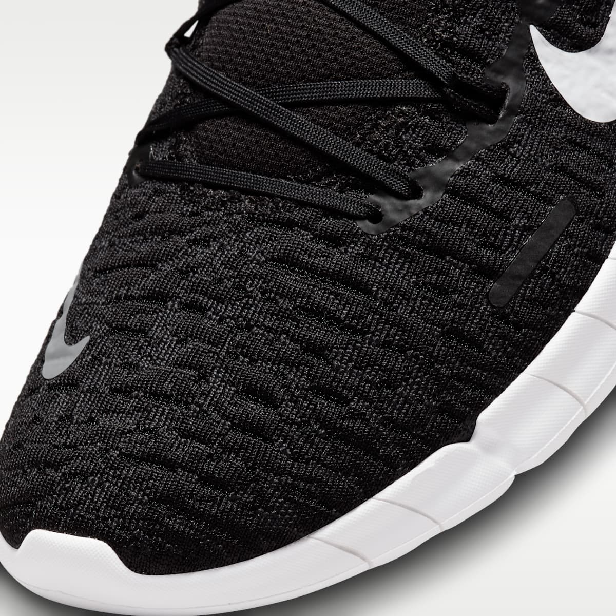 Nike Free Run 5.0 Men's Road Running Shoes - Black/Dark Smoke Grey/White - Image 7