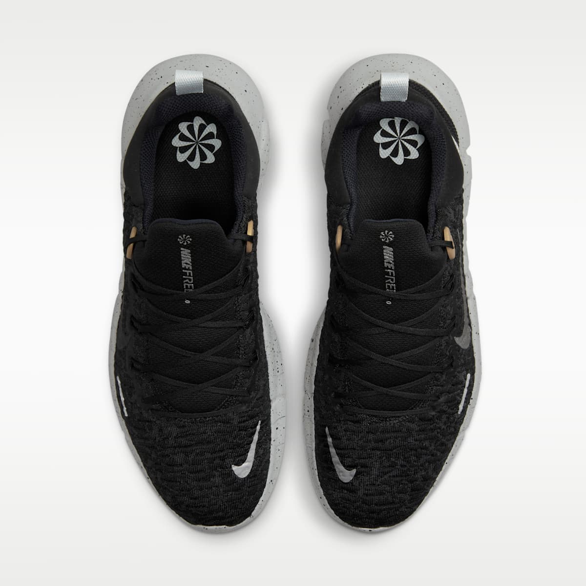 Nike Free Run 5.0 Men's Road Running Shoes - Black/Dark Smoke Grey/Black - Image 4