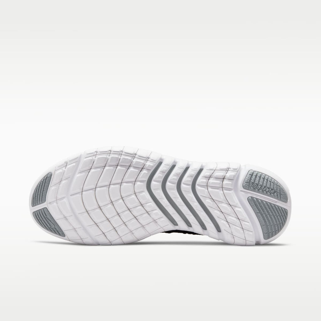 Nike Free Run 5.0 Men's Road Running Shoes - Black/Dark Smoke Grey/White - Image 2