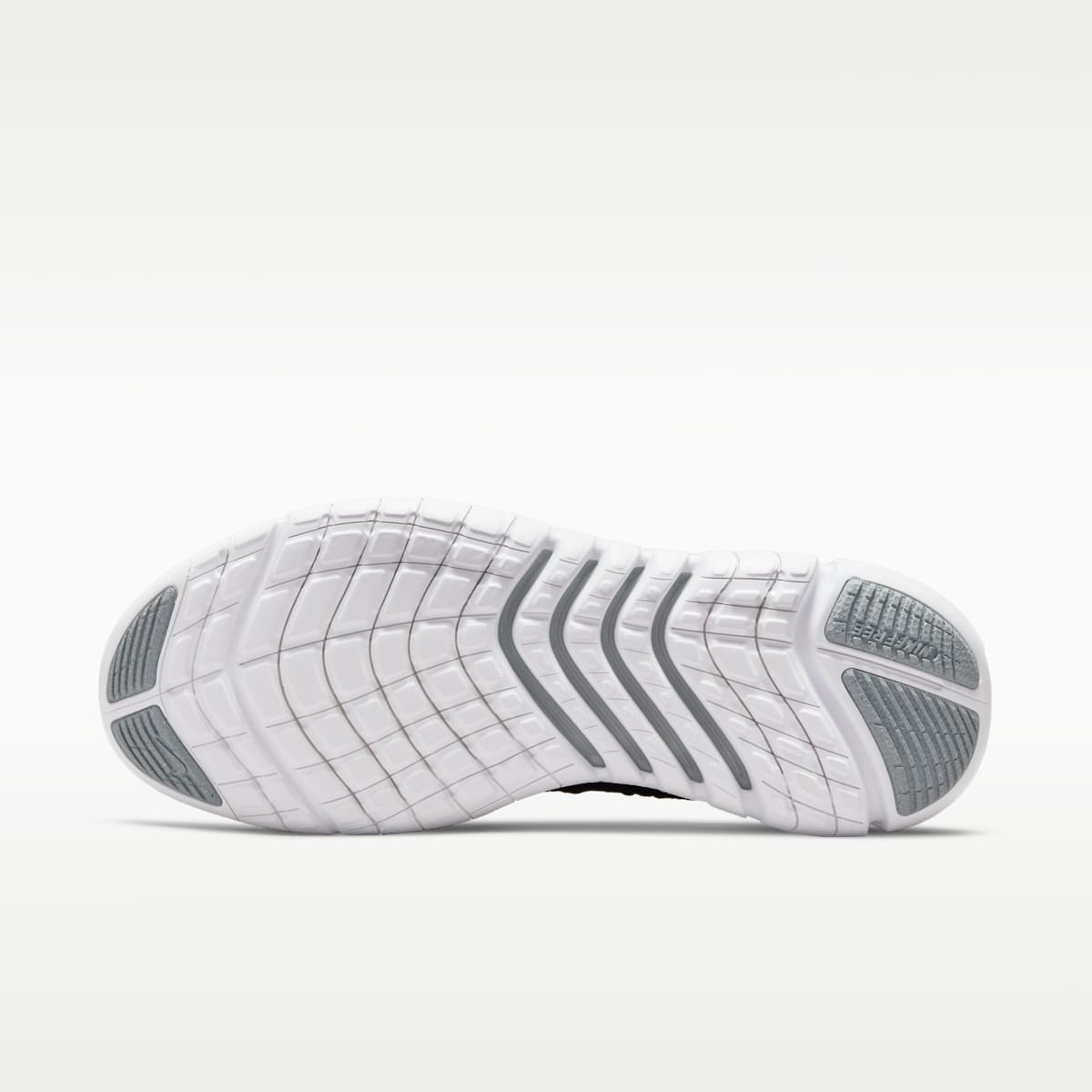 Nike Free Run 5.0 Men's Road Running Shoes - Black/Dark Smoke Grey/White - Image 2