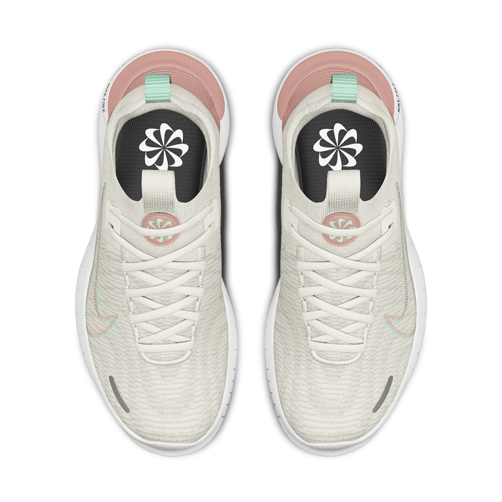 Nike Free RN By You Custom Men's Road Running Shoes - White/Platinum Tint/White - Image 4