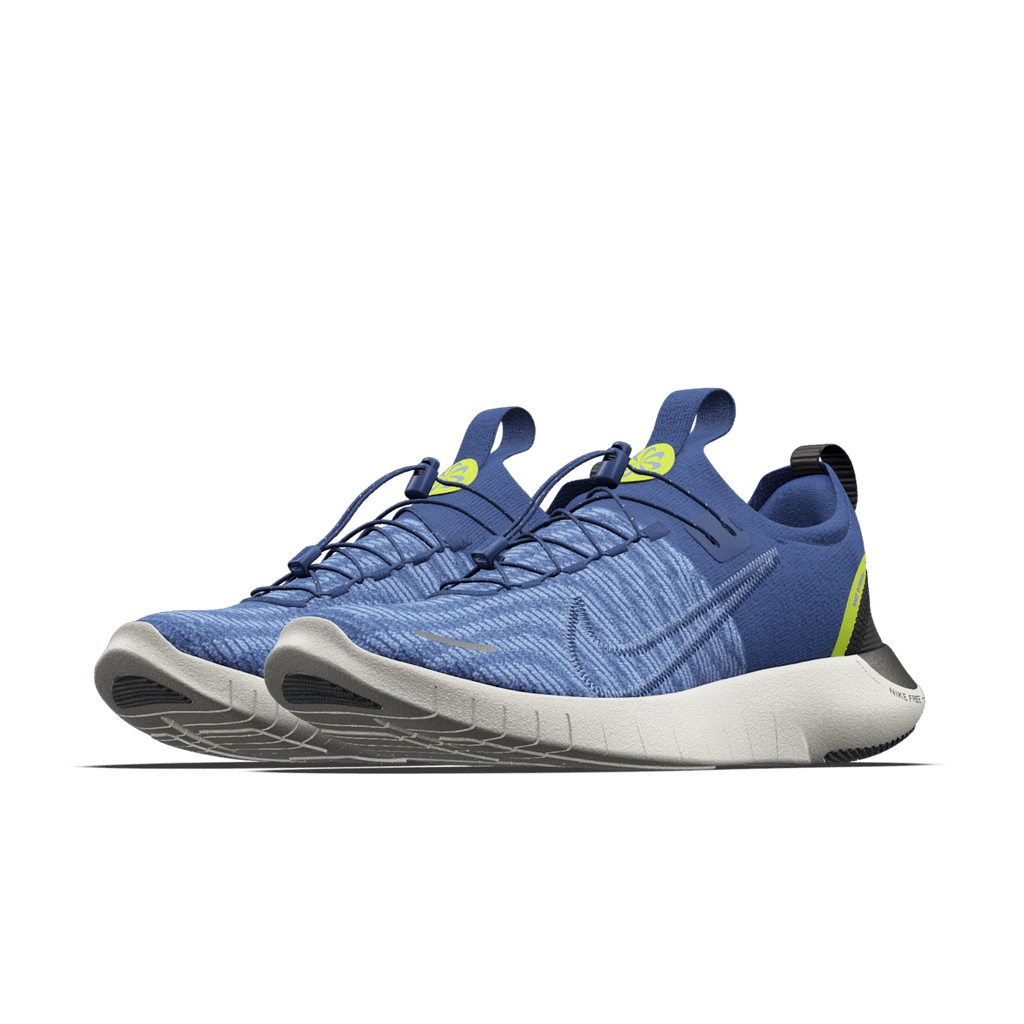 Nike Free RN By You Custom Men's Road Running Shoes - White/Platinum Tint/White - Image 2