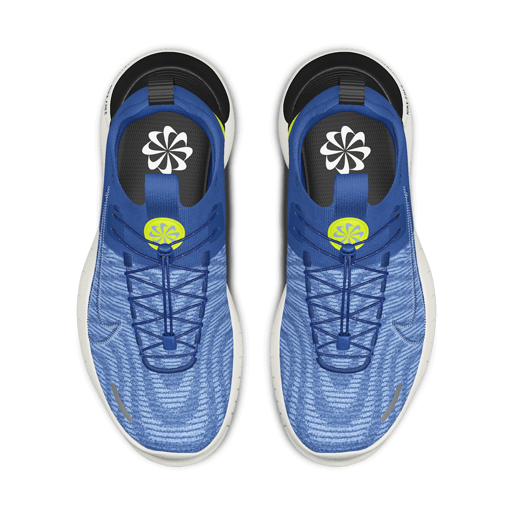 Nike Free RN By You Custom Men's Road Running Shoes - White/Platinum Tint/White - Image 4