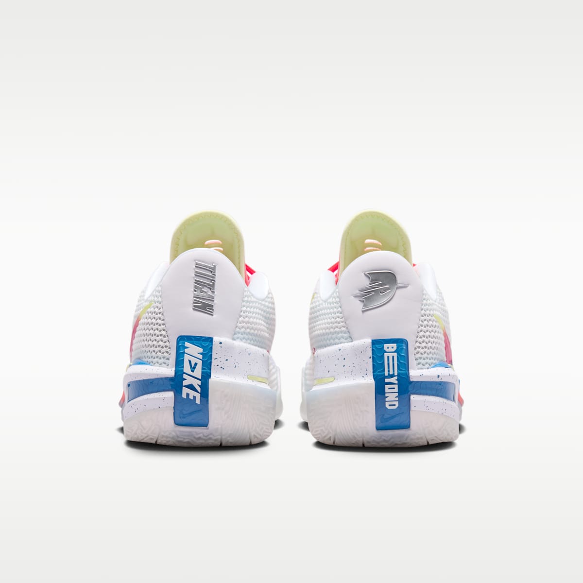 Nike G.T. Cut "Dylan Harper x TITAN" Basketball Shoes - White/Chile Red/Luminous Green/Star Blue - Image 6