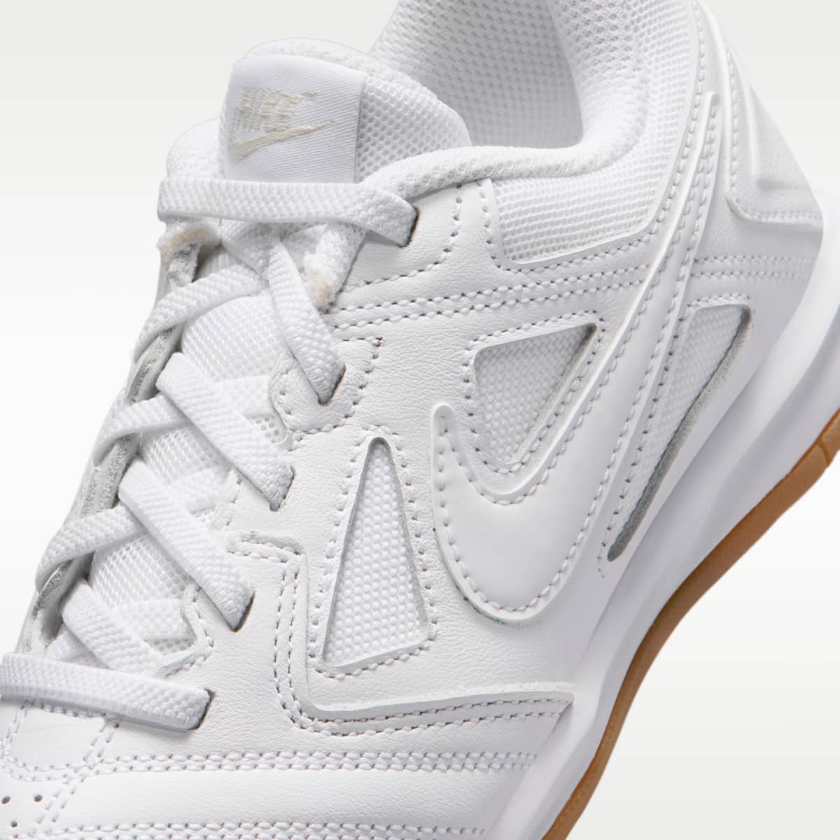 Nike Gato Little Kids' Shoes - White/Gum Light Brown/White/White