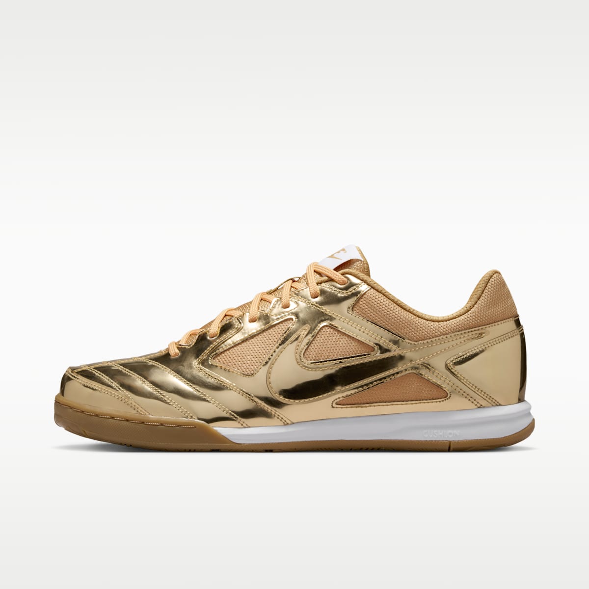 Nike Gato LV8 Men's Shoes - Metallic Gold/White/Gum Light Brown/Metallic Gold - Image 1