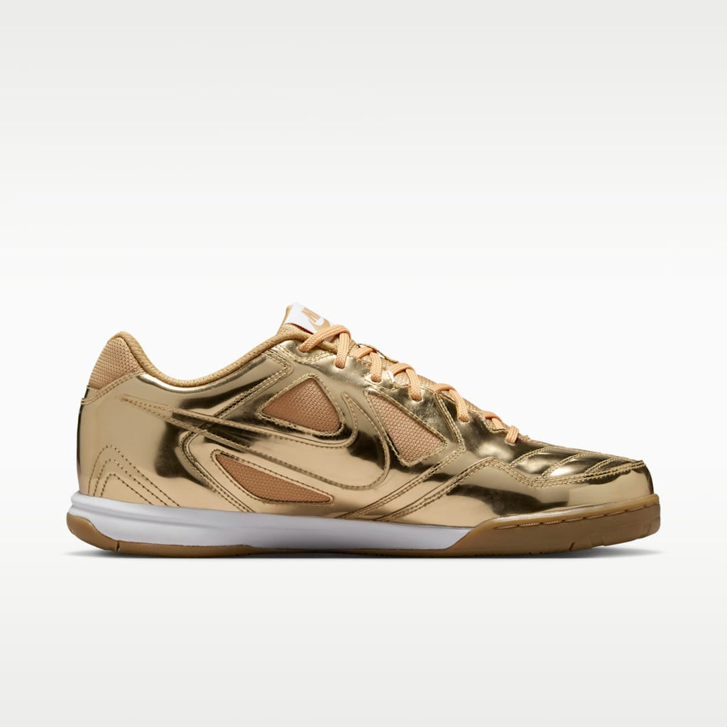 Nike Gato LV8 Men's Shoes - Metallic Gold/White/Gum Light Brown/Metallic Gold - Image 3
