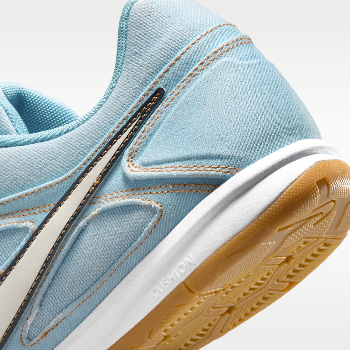 Nike Gato LV8 Men's Shoes - Light Armory Blue/Light Armory Blue/Gum Light Brown/White - Image 8