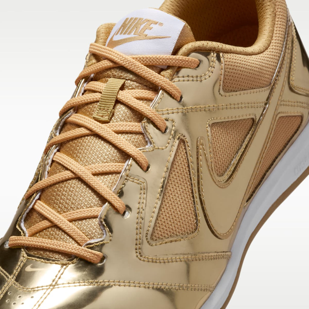 Nike Gato LV8 Men's Shoes - Metallic Gold/White/Gum Light Brown/Metallic Gold - Image 7