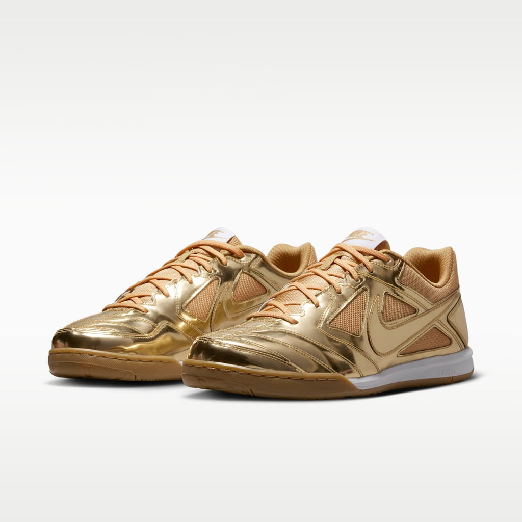 Nike Gato LV8 Men's Shoes - Metallic Gold/White/Gum Light Brown/Metallic Gold - Image 5