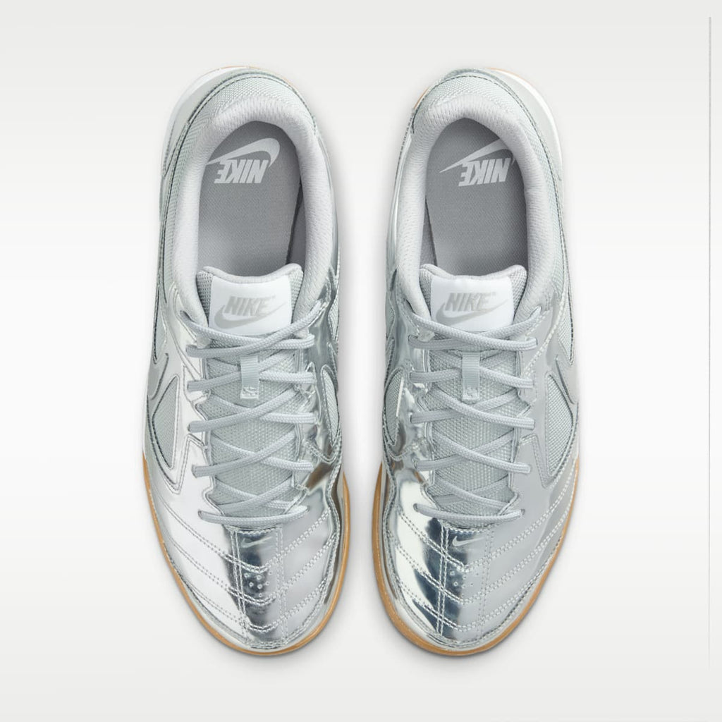 Nike Gato LV8 Men's Shoes - Metallic Silver/White/Gum Light Brown/Metallic Silver - Image 4