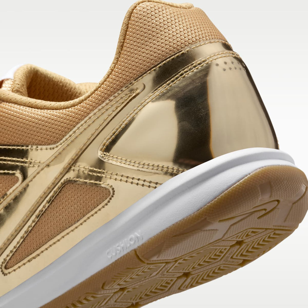 Nike Gato LV8 Men's Shoes - Metallic Gold/White/Gum Light Brown/Metallic Gold - Image 8
