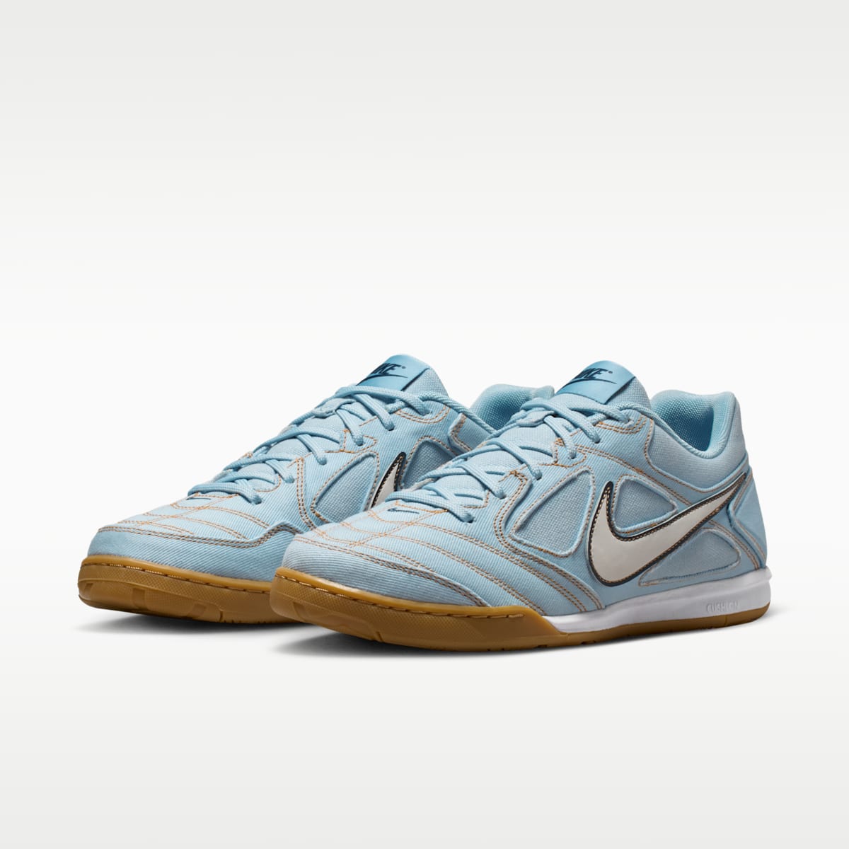 Nike Gato LV8 Men's Shoes - Light Armory Blue/Light Armory Blue/Gum Light Brown/White - Image 5