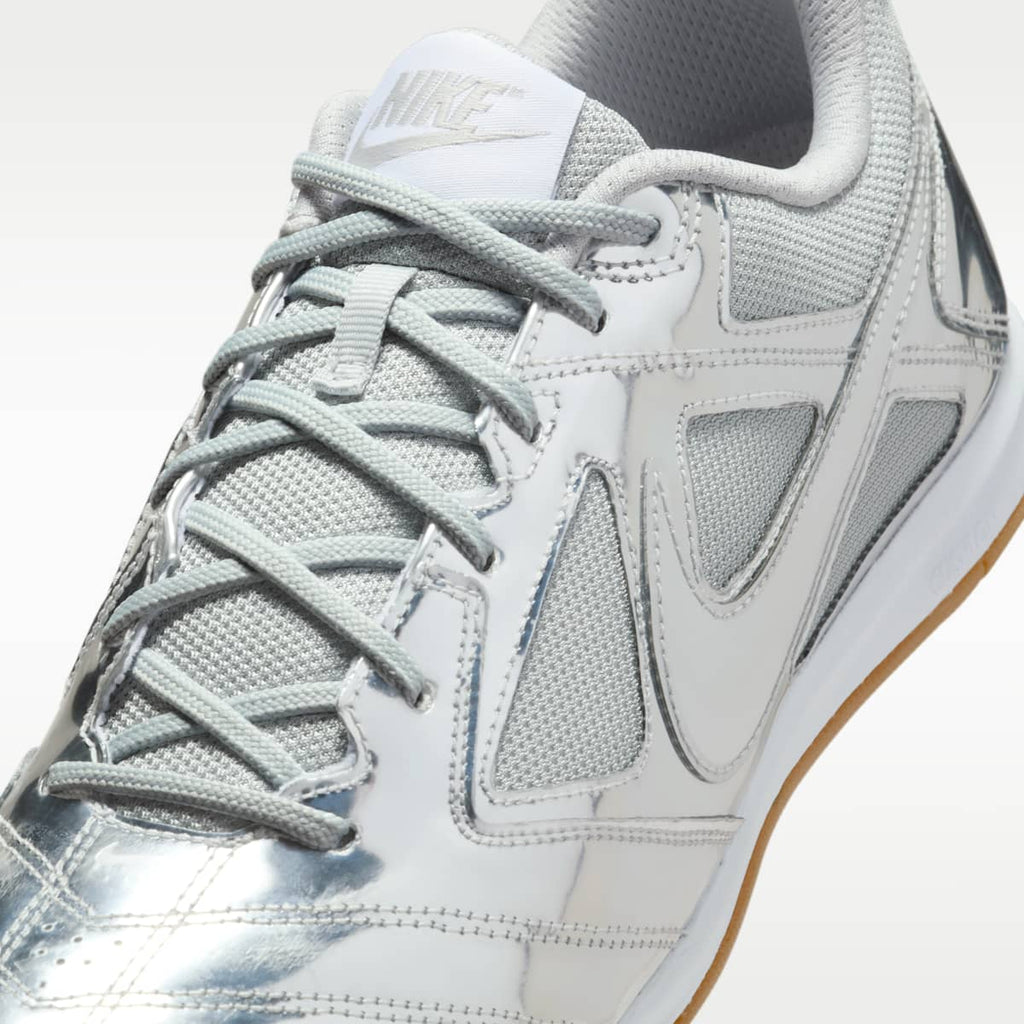 Nike Gato LV8 Men's Shoes - Metallic Silver/White/Gum Light Brown/Metallic Silver - Image 7