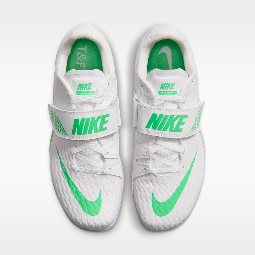 Nike High Jump Elite Track & Field Jumping Spikes - Summit White/Atomic Pink/Palest Purple/Electro Green - Image 4