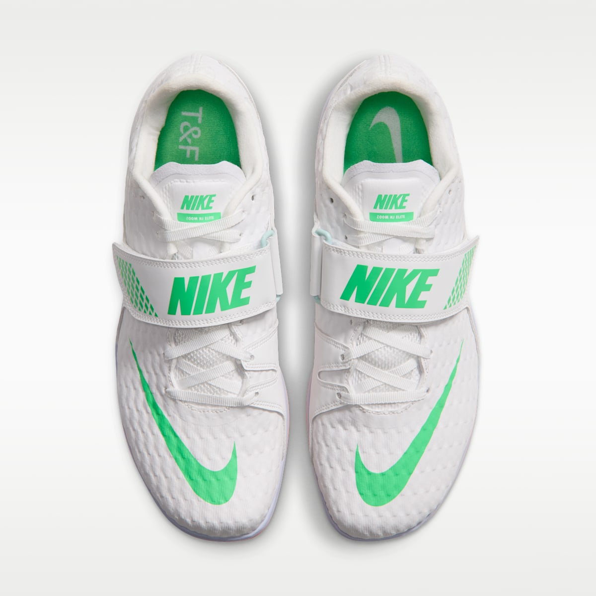 Nike High Jump Elite Track & Field Jumping Spikes - Summit White/Atomic Pink/Palest Purple/Electro Green - Image 4