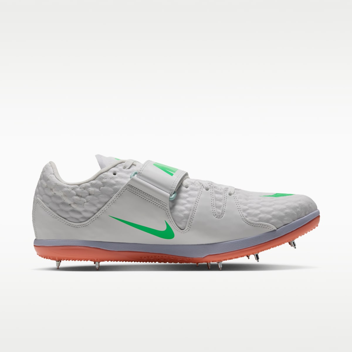 Nike High Jump Elite Track & Field Jumping Spikes - Summit White/Atomic Pink/Palest Purple/Electro Green - Image 3