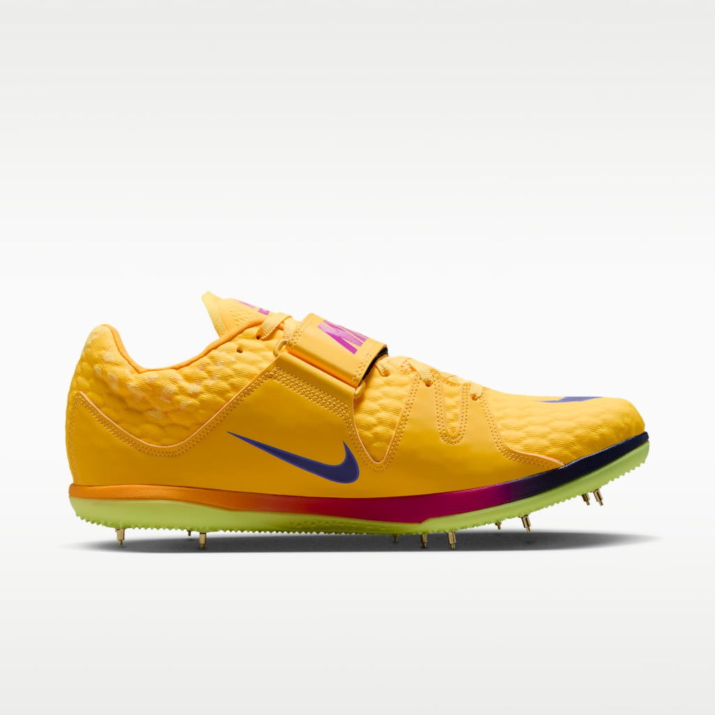 Nike High Jump Elite Track & Field Jumping Spikes - Citron Pulse/Mega Blue/Vivid Purple/Indigo Burst - Image 3