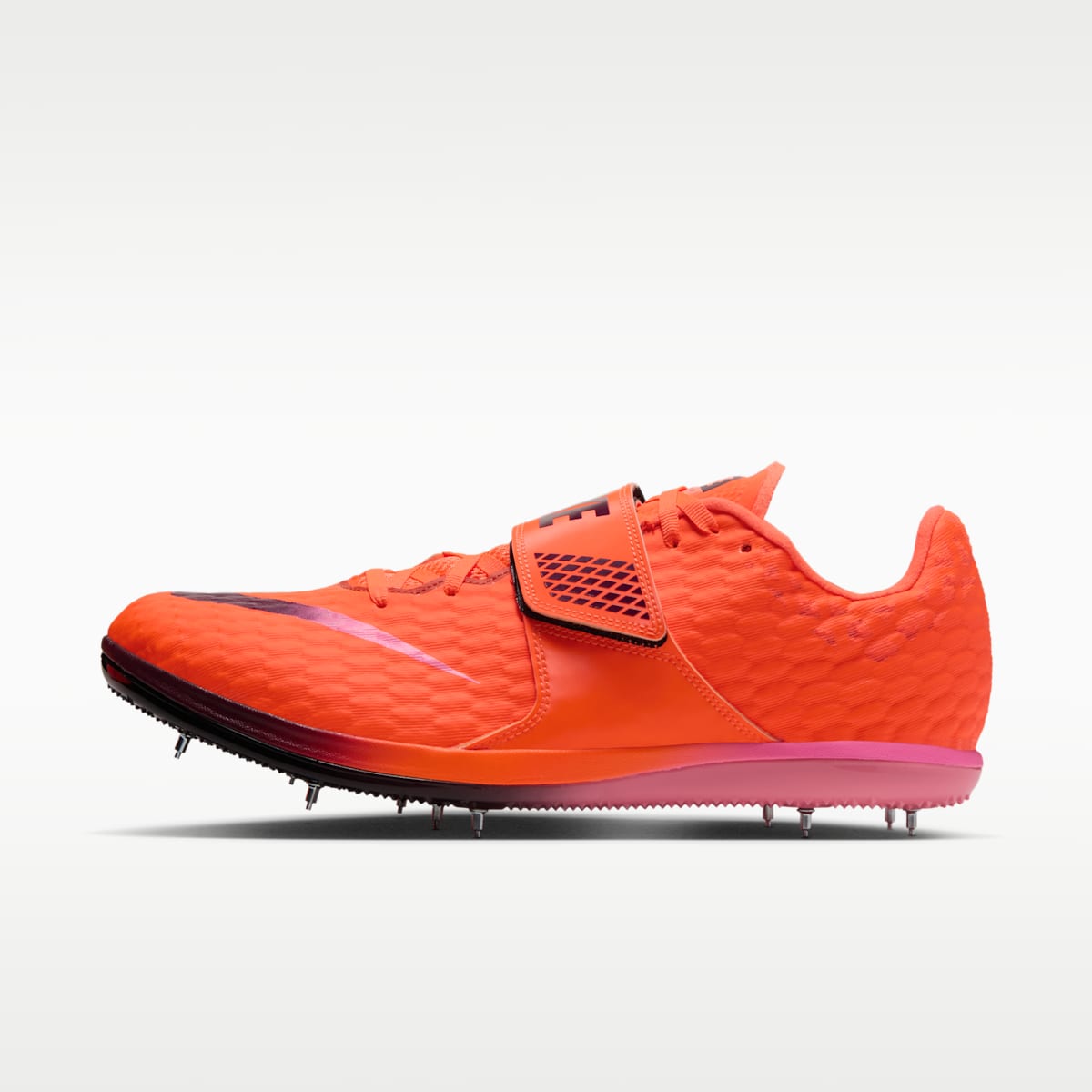 Nike High Jump Elite Track & Field Jumping Spikes - Hyper Crimson/Bordeaux/Hyper Orange/Pink Spell - Image 1