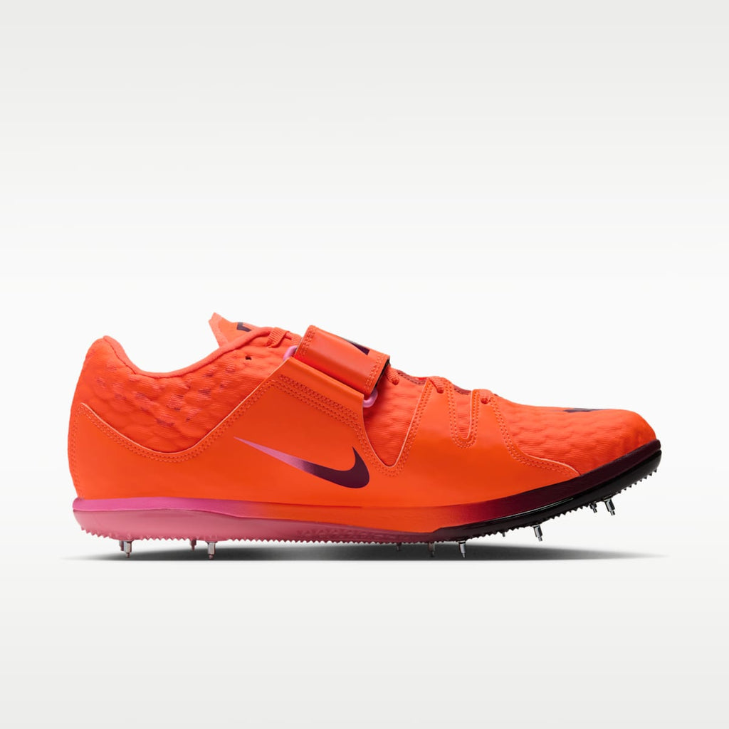 Nike High Jump Elite Track & Field Jumping Spikes - Hyper Crimson/Bordeaux/Hyper Orange/Pink Spell - Image 3