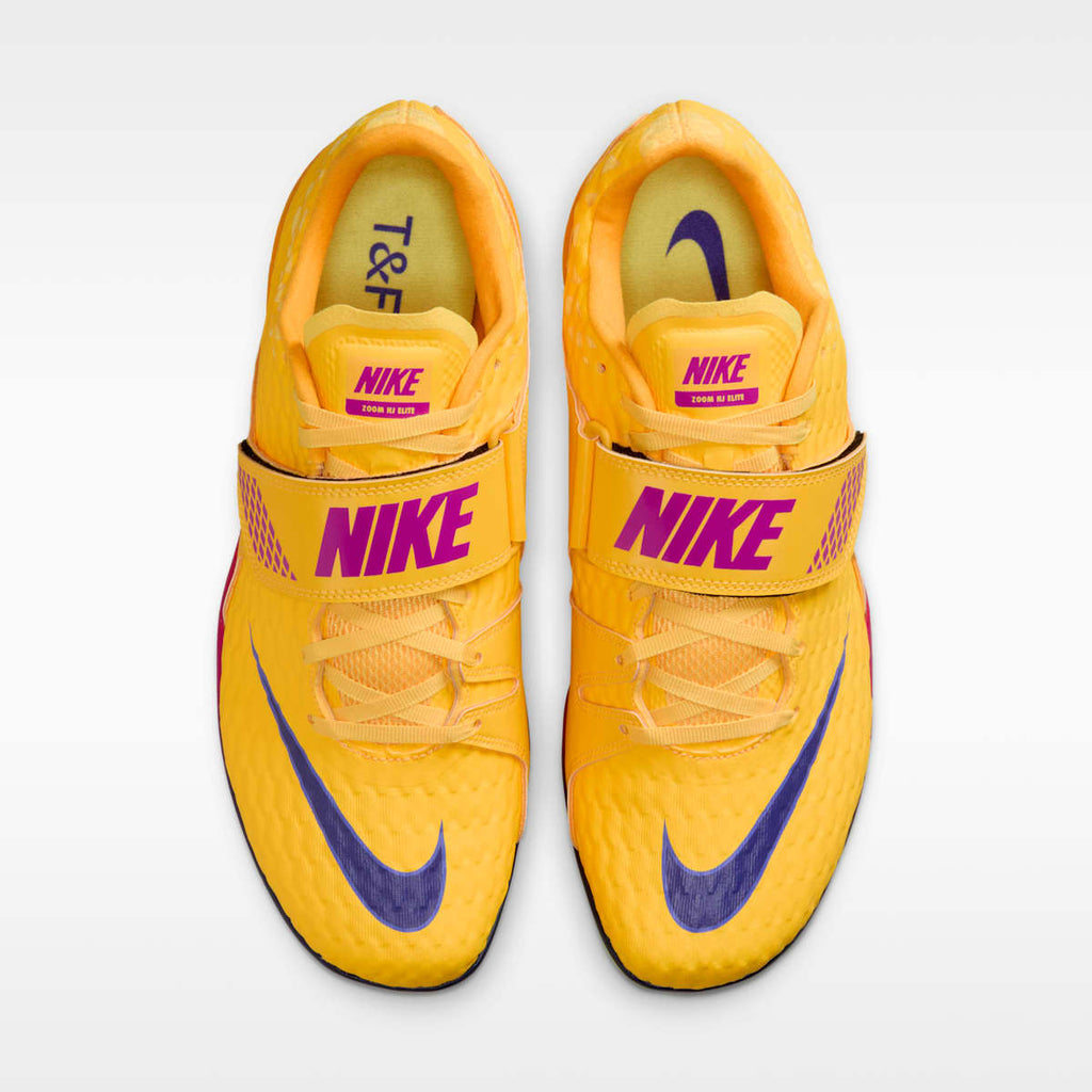 Nike High Jump Elite Track & Field Jumping Spikes - Citron Pulse/Mega Blue/Vivid Purple/Indigo Burst - Image 4