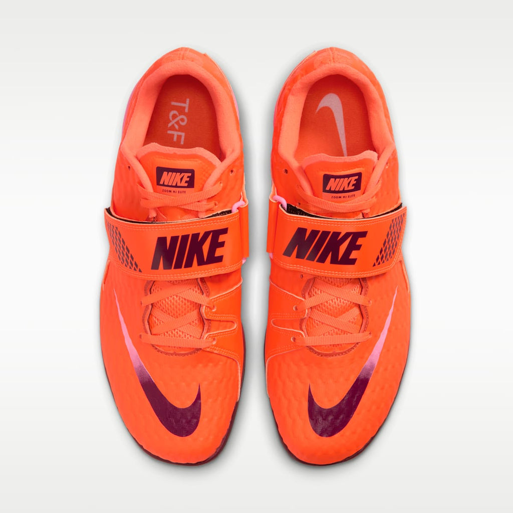 Nike High Jump Elite Track & Field Jumping Spikes - Hyper Crimson/Bordeaux/Hyper Orange/Pink Spell - Image 4