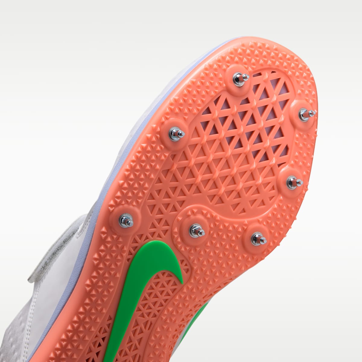 Nike High Jump Elite Track & Field Jumping Spikes - Summit White/Atomic Pink/Palest Purple/Electro Green - Image 7