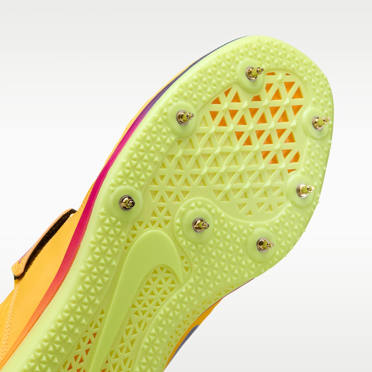 Nike High Jump Elite Track & Field Jumping Spikes - Citron Pulse/Mega Blue/Vivid Purple/Indigo Burst - Image 7