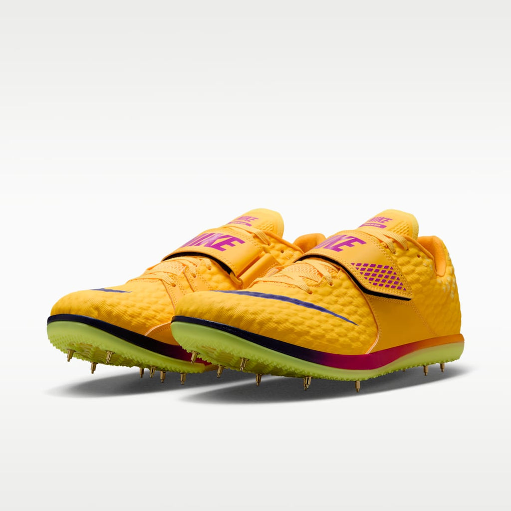 Nike High Jump Elite Track & Field Jumping Spikes - Citron Pulse/Mega Blue/Vivid Purple/Indigo Burst - Image 5