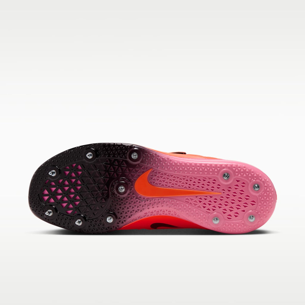Nike High Jump Elite Track & Field Jumping Spikes - Hyper Crimson/Bordeaux/Hyper Orange/Pink Spell - Image 2