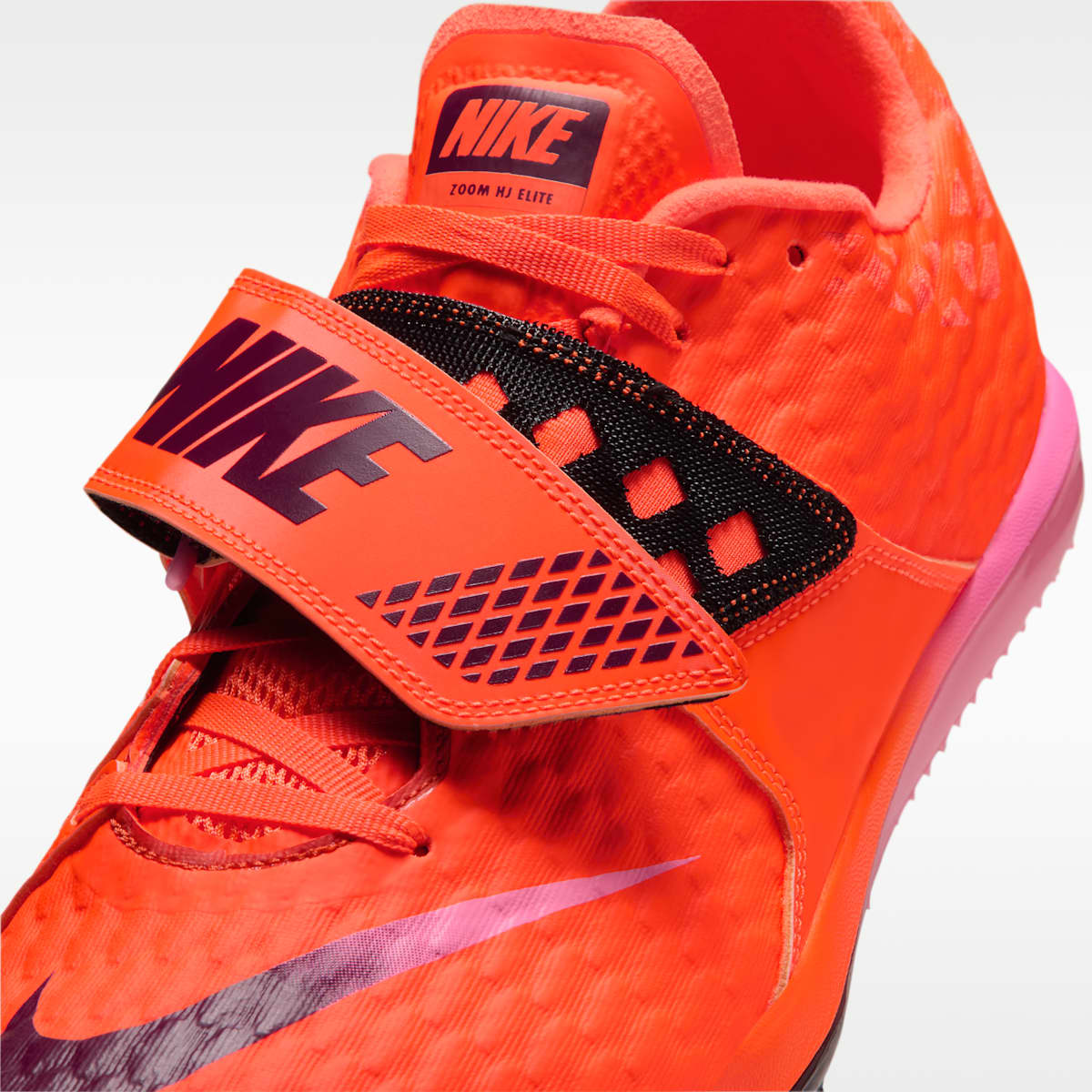 Nike High Jump Elite Track & Field Jumping Spikes - Hyper Crimson/Bordeaux/Hyper Orange/Pink Spell - Image 8