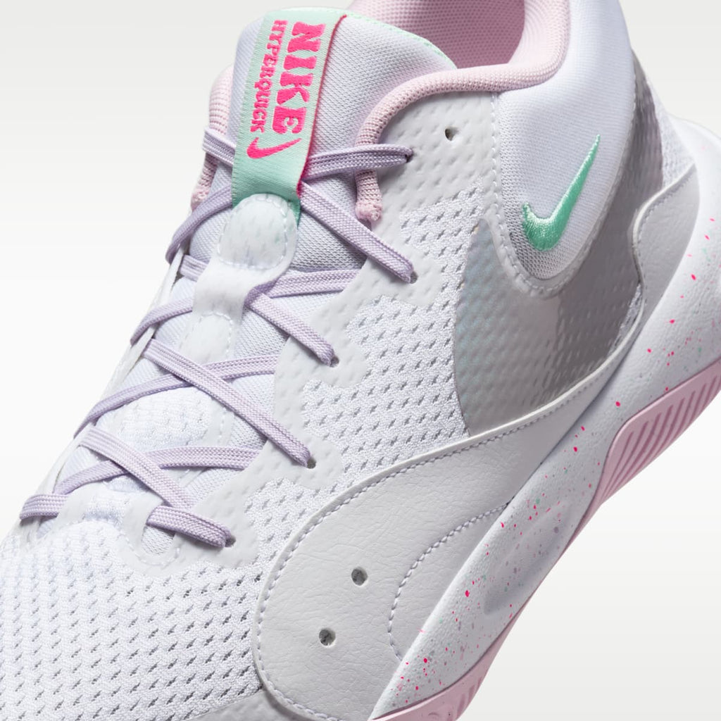 Nike Hyperquick SE Volleyball Shoes - White/Violet Mist/Mint Foam/Pink Foam - Image 7