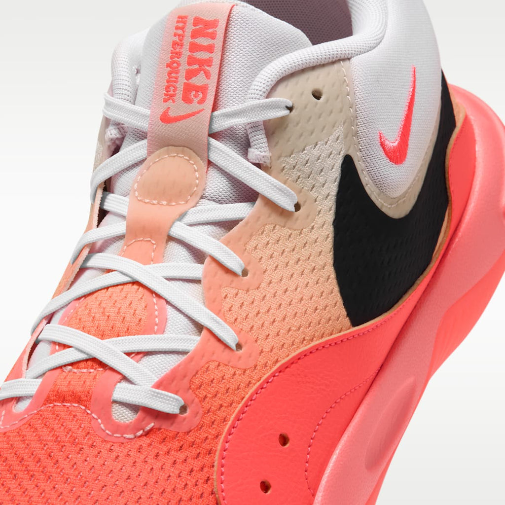 Nike Hyperquick SE Volleyball Shoes - Coconut Milk/Hot Lava/Cave Purple - Image 7