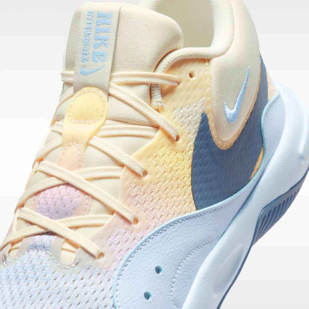 Nike Hyperquick SE Volleyball Shoes - Coconut Milk/Hydrogen Blue/Diffused Blue - Image 7
