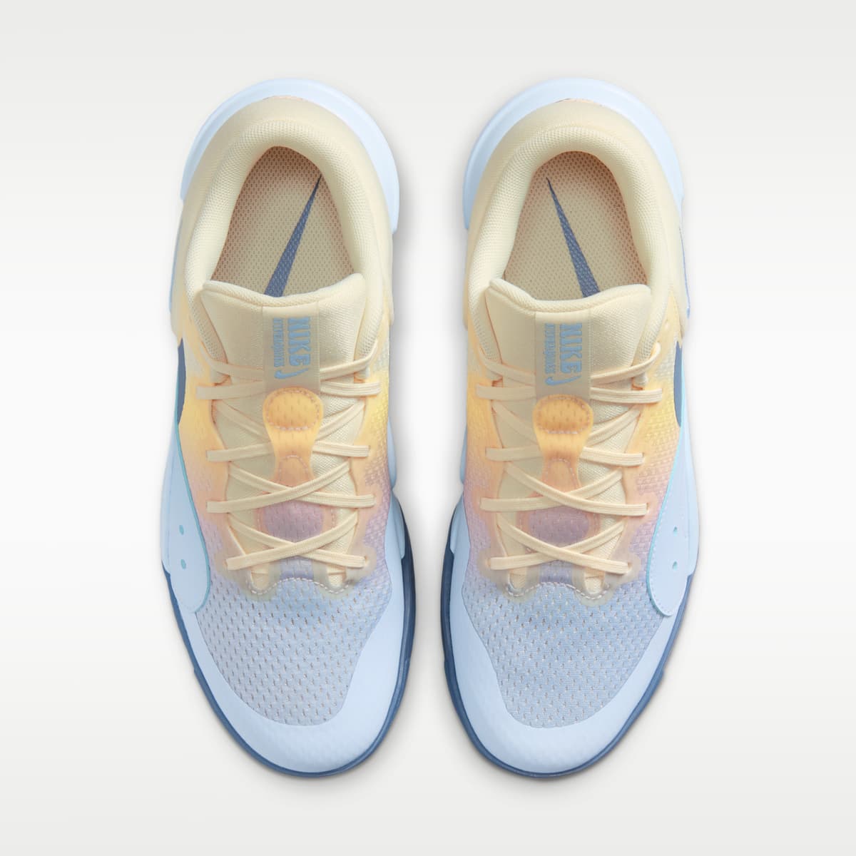 Nike Hyperquick SE Volleyball Shoes - Coconut Milk/Hydrogen Blue/Diffused Blue - Image 4