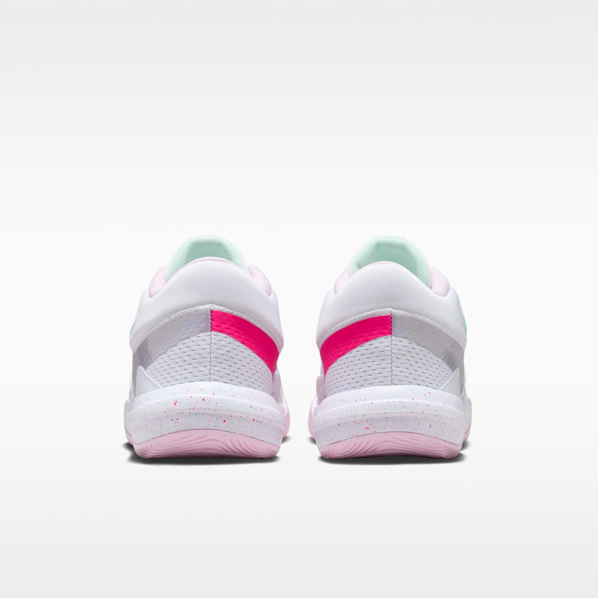 Nike Hyperquick SE Volleyball Shoes - White/Violet Mist/Mint Foam/Pink Foam - Image 6